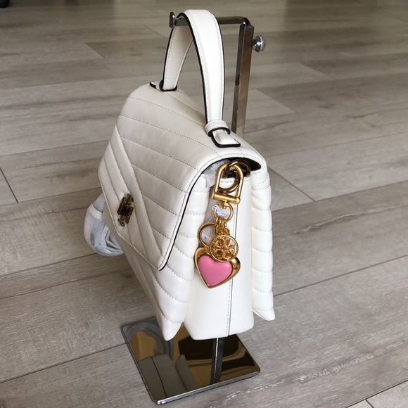 TORY BURCH KIRA CHEVRON TOPHANDLE SATCHEL - Picture 4 of 9